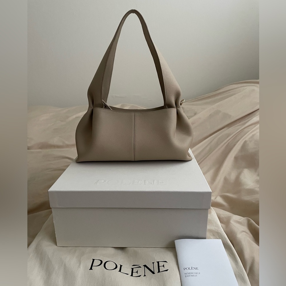 Polene Numero Neuf East West Bag in Sand